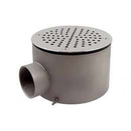 Слив круглый Xenozone, Ø165x100 мм, плёнка, 20 м³/ч, нерж. AISI-304