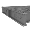 Угловой сегмент Acon 195x34мм, цвет нержавеющая сталь