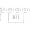 Водозабор Xenozone Ø 250, плитка, 30 м³/ч, нерж. AISI-304