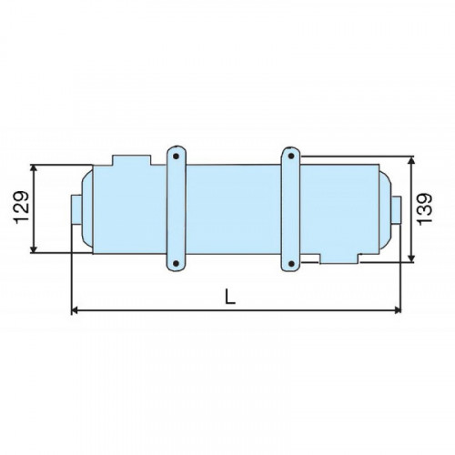 Теплообменник Pool King MAXI-FLO MF-135, 40 кВт
